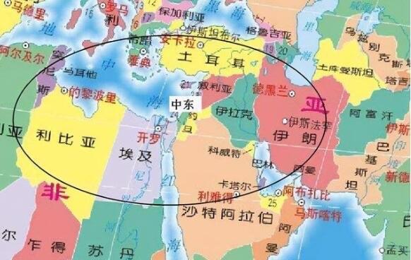 历史中东都有哪些国家？“中东”这一称呼是怎么来的？  2