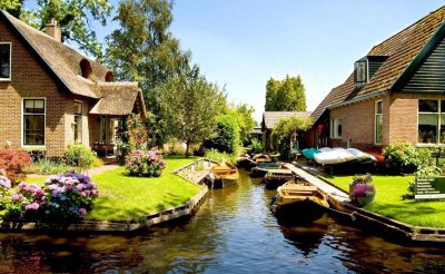 ​羊角村丨位于荷兰 以纵横交错的运河水道、闲适安宁的田园风光、历史