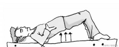 ​腰疼、坐骨神经痛五点支撑锻炼法图解